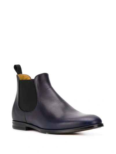Shop Scarosso Charline Chelsea Boots In Blue