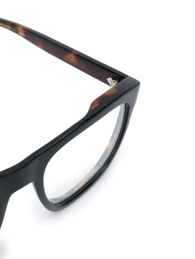 Shop David Beckham Eyewear Square-frame Glasses In Black