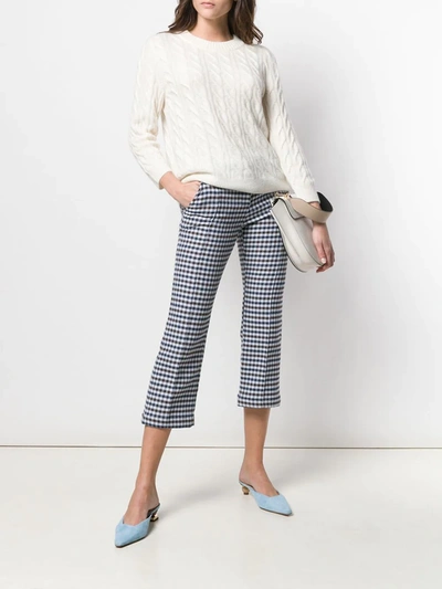 N.PEAL CABLE KNIT SWEATER - 大地色