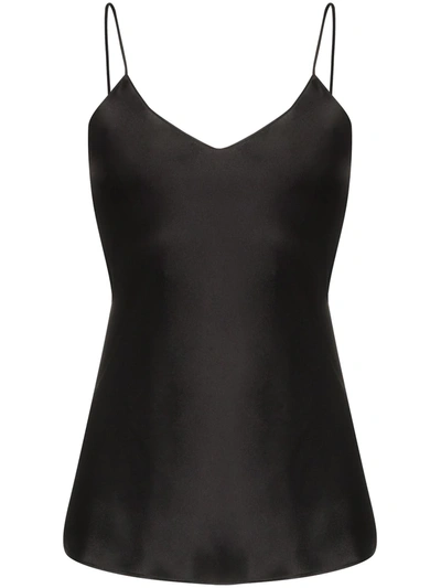 Nili Lotan Isabella Silk Satin Camisole In Black