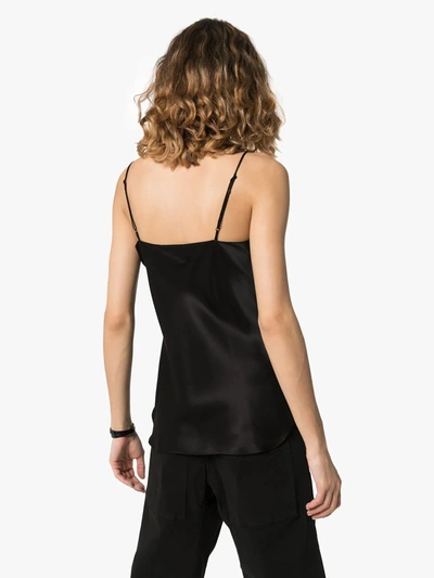 Nili Lotan Isabella Silk Satin Camisole In Black