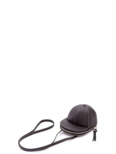 Jw Anderson Midi Cap Bag In 999 Black