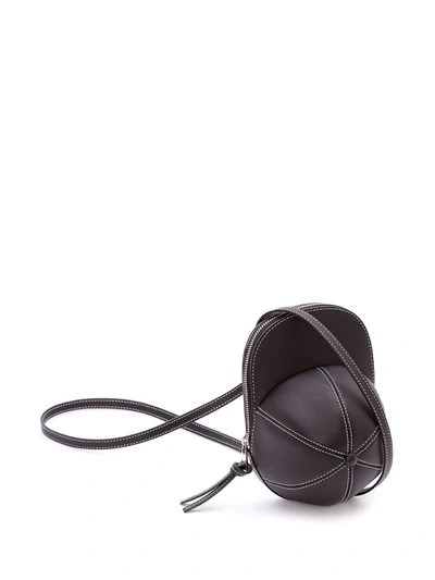 Jw Anderson Midi Cap Bag In 999 Black