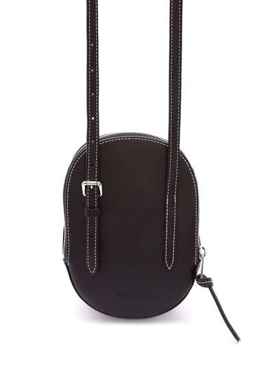 Jw Anderson Midi Cap Bag In 999 Black