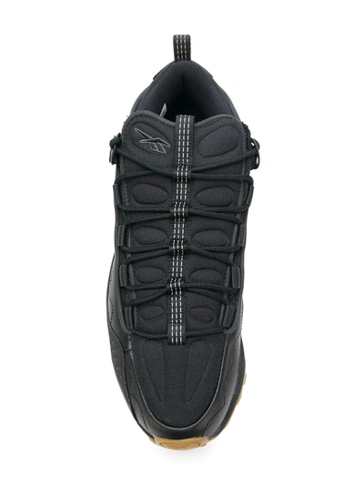 Shop Reebok Dmx Run 10 Gum Sneakers In Black