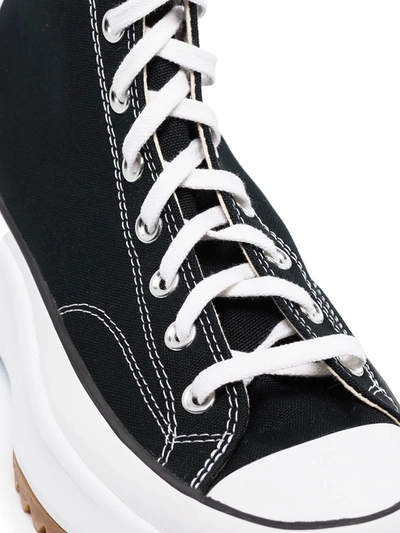 Shop Converse Run Star High-top Sneakers In 黑色