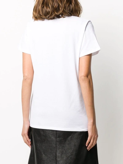 Shop Alexander Mcqueen Skeleton Print T-shirt In White