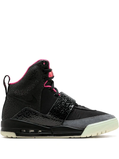 Shop Nike Air Yeezy Hi-top Sneakers In Black