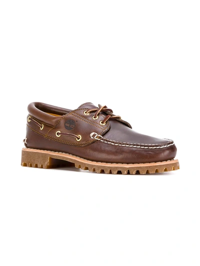Shop Timberland Boat Shoes In Brown