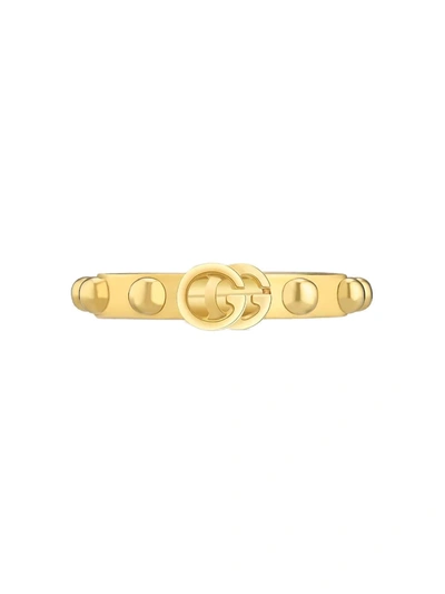 Gucci 18k Gg Running Ring In 8000 Oro Giallo | ModeSens