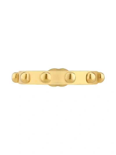 Shop Gucci Gg Running Ring In 8000 Oro Giallo