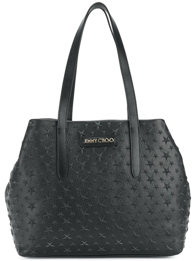 Shop Jimmy Choo Sofia Star Studded Tote In Black