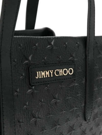 Shop Jimmy Choo Sofia Star Studded Tote In Black