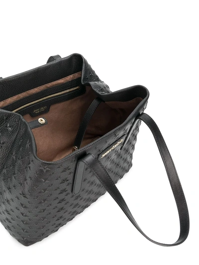 Jimmy Choo Small Sofia Star Studded Tote In Black