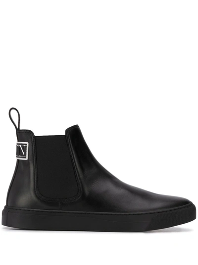 Shop Valentino Vltn Beatle Boots In Black