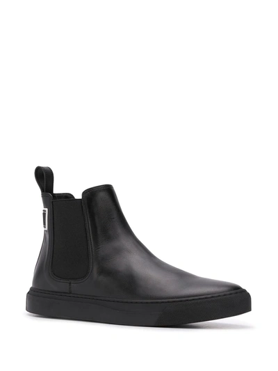 Shop Valentino Vltn Beatle Boots In Black