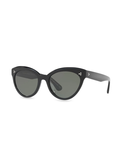 Oliver Peoples Roella Cat-eye Frame Sunglasses In Black