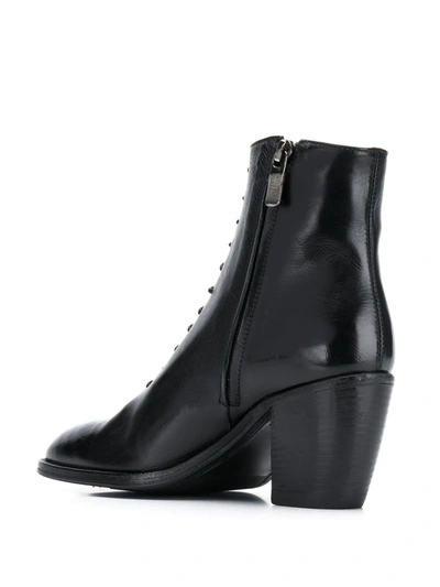 Shop Alberto Fasciani Lace-up Ankle Boots In Black