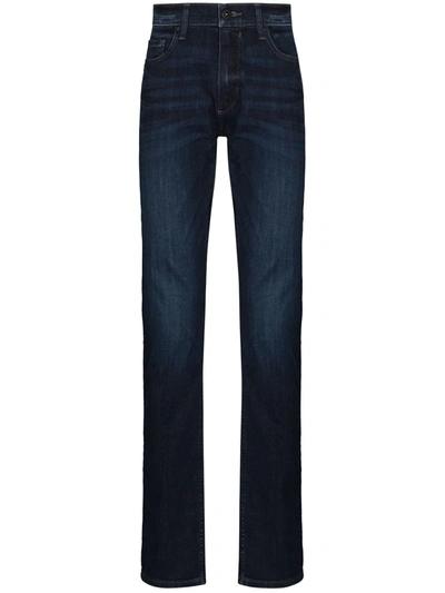 Shop Paige Federal Straight Leg Jeans In Blue