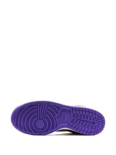 Nike Dunk Low Sneakers Veneer / Deep Purple In Green