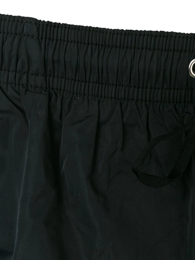 Dsquared2 Icon Slogan Swim Shorts In Black