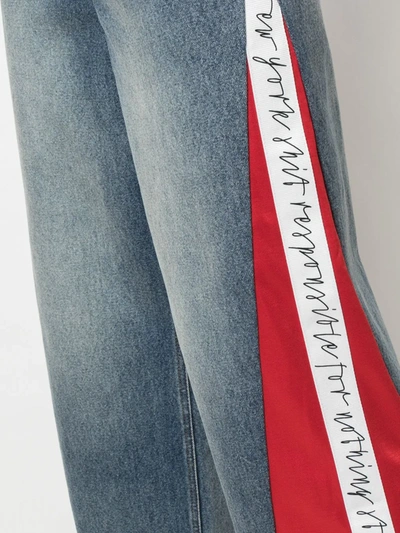 Haculla Hybrid Patchwork Wide Leg Jeans In Blue