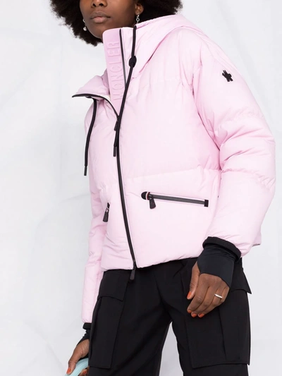 Shop Moncler Allesaz Padded Jacket In Pink