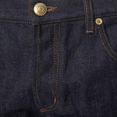 Shop Alexander Mcqueen Selvedge Denim Jeans In Blue