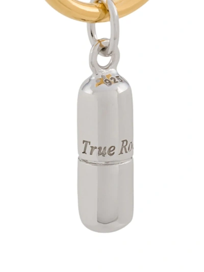True Rocks Pill Hoop Earring In Gold