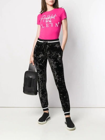 Philipp Plein Ss Statement T-shirt In Pink