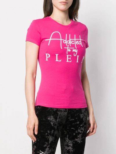 Shop Philipp Plein Ss Statement T-shirt In Pink