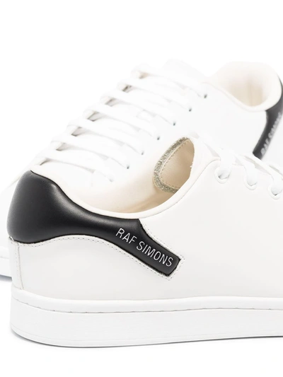 Shop Raf Simons Orion Low-top Sneakers In Weiss