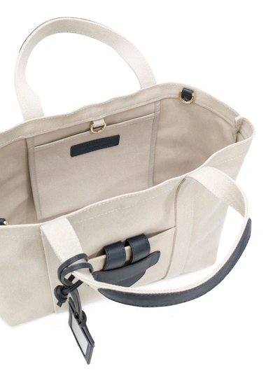Shop Tila March Simple Small Tote Bag In Neutrals