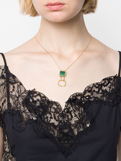 Shop Orit Elhanati 18kt Gold Roxy Green Delight Necklace