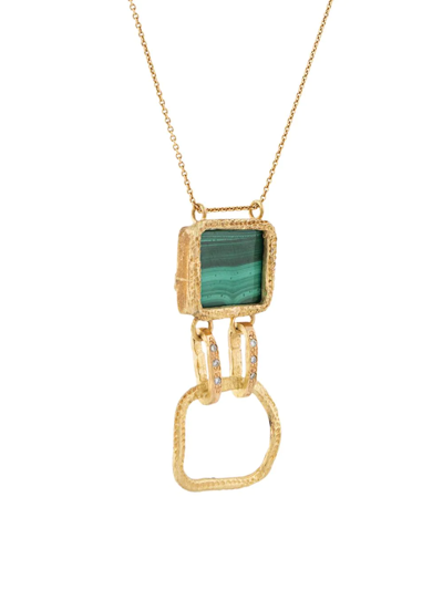 Shop Orit Elhanati 18kt Gold Roxy Green Delight Necklace