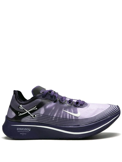 Shop Nike X Gyakusou Zoom Fly "ink" Sneakers In Purple