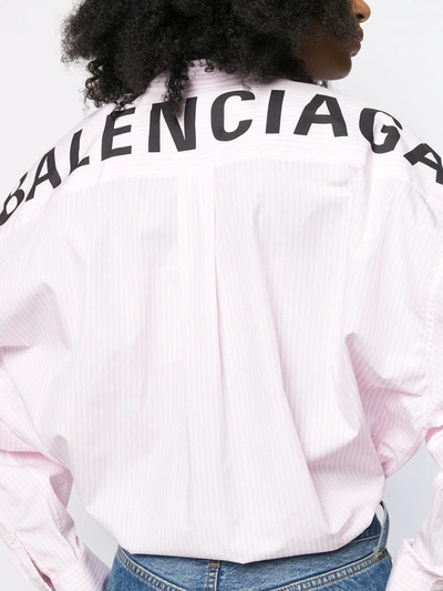 BALENCIAGA NEW SWING衬衫 - 粉色