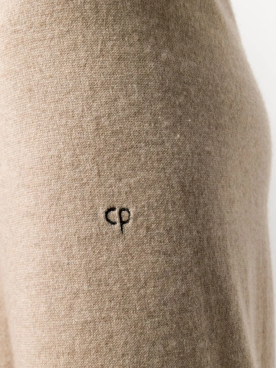 Chinti & Parker Mélange Wool And Cashmere-blend Wide-leg Pants In Neutrals