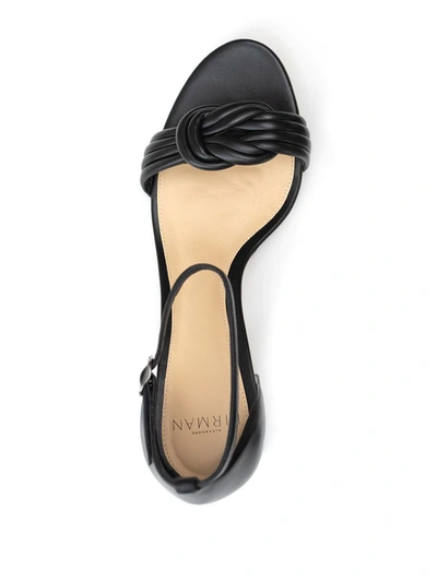 Shop Alexandre Birman Vicky 60mm Leather Sandals In Black