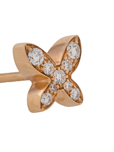 Shop Mimi 18kt Rose Gold Freevola Diamond Studs
