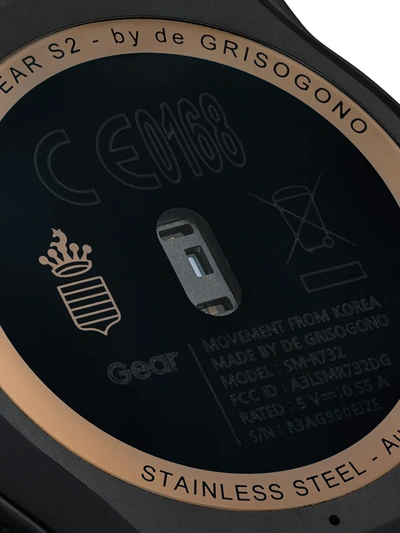 Shop De Grisogono Samsung Gear S2 41mm Smartwatch In Metalic