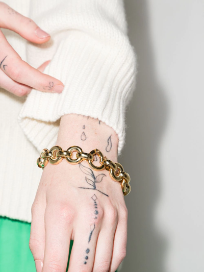 Laura Lombardi Gold-plated Cinzia Chain Bracelet In Gold