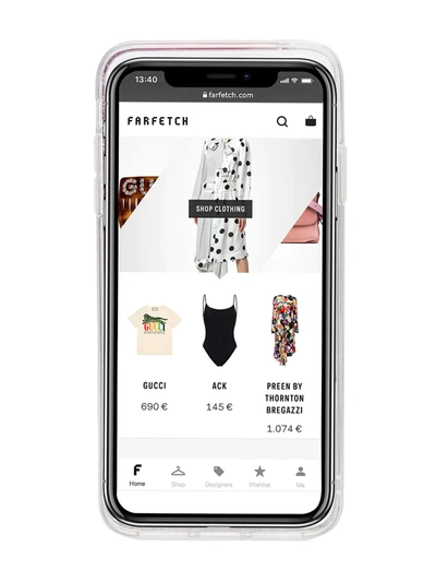 Kenzo Tiger Print Glittered Iphone Xs Max Case In Pink