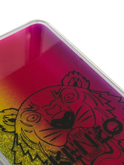 Kenzo Tiger Print Glittered Iphone Xs Max Case In Pink
