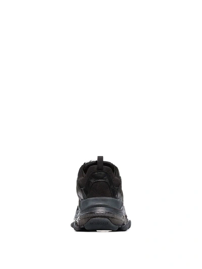 Shop Balenciaga Triple S Clear-sole Sneakers In Black