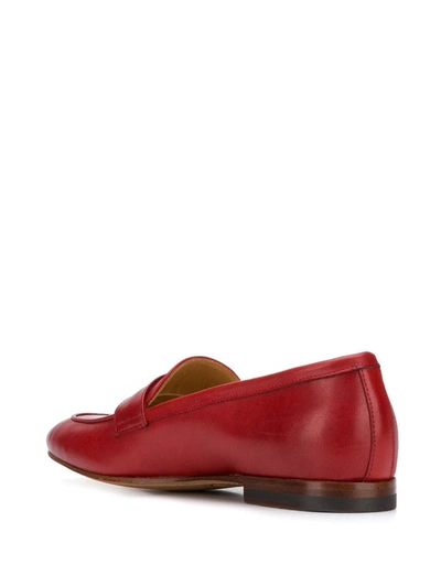 Shop Scarosso Valeria Penny Loafers In Red