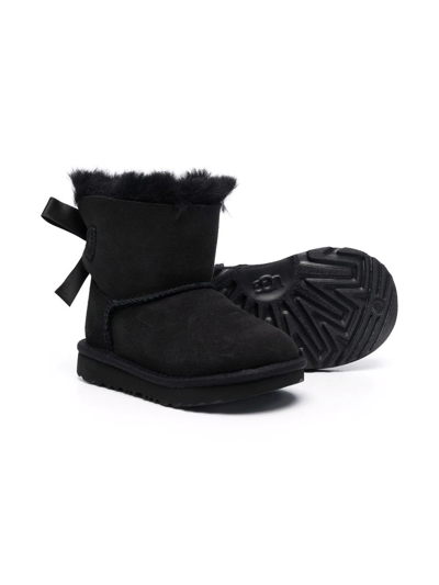 Ugg Bailey Bow Ii Ankle Boots In Black