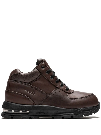 Shop Nike Air Max Goadome Sneakers In Brown