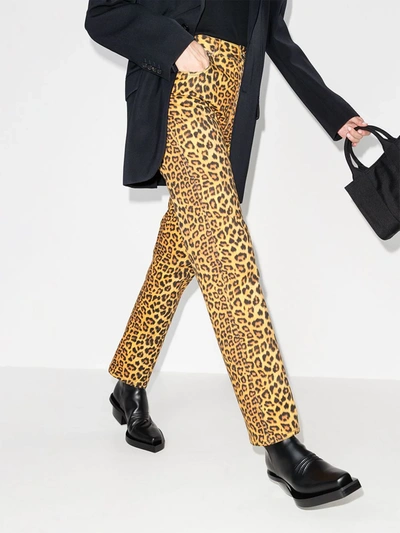 Alyx Black Leather Ankle Boots In Black