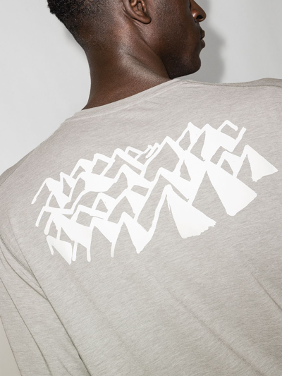 Shop District Vision Tadasana Long-sleeve T-shirt In Grey